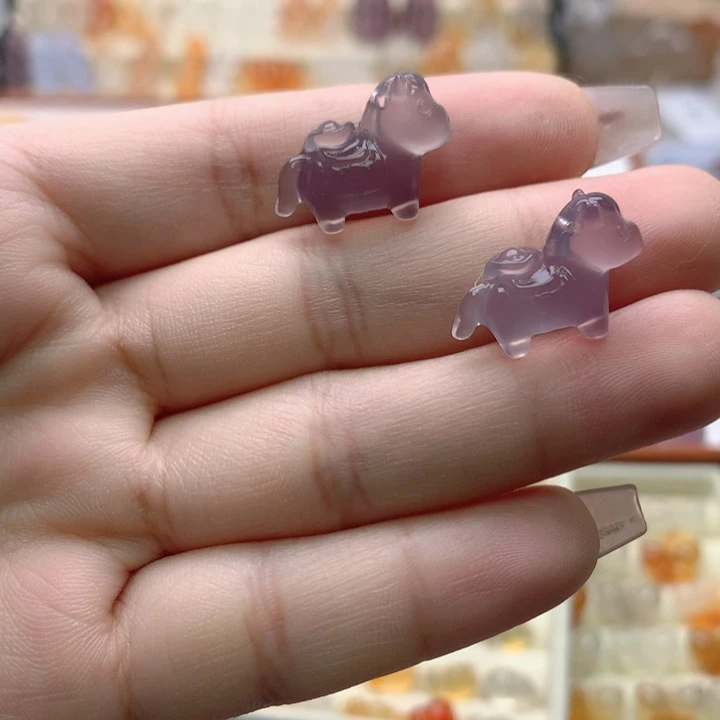 玛瑙/玉髓未镶嵌玛瑙紫马