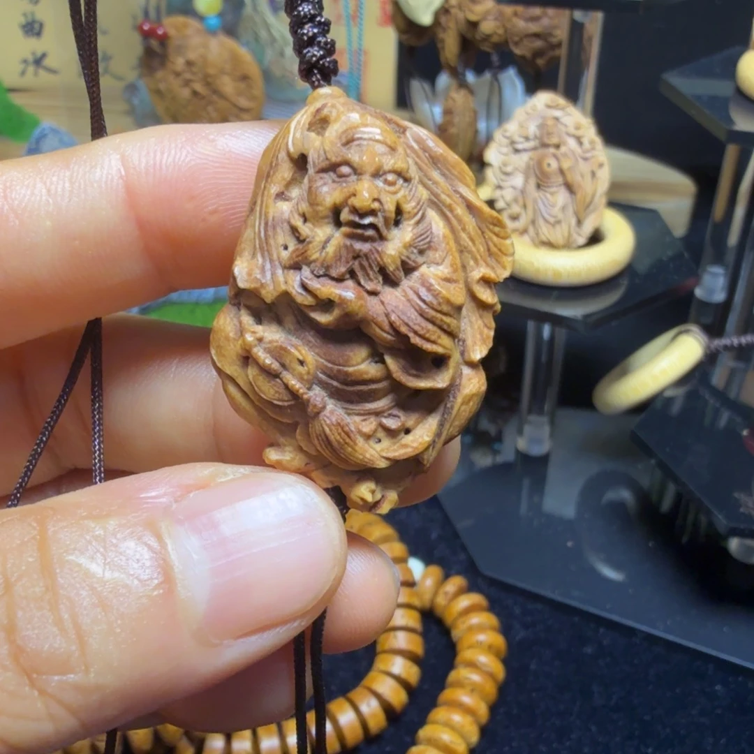 纯手工福利款原雕钟馗挂件