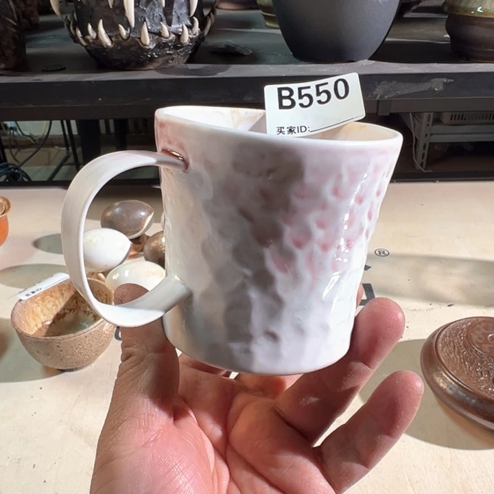 摆件550景德镇手工柴窑咖啡杯
