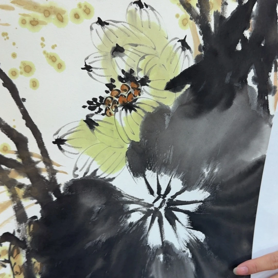 国画国画作品山水花鸟纯手绘