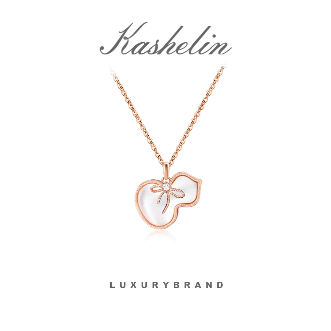 坠链均925银 KS英【限量发售】设计师款葫芦女款项链~8202Y