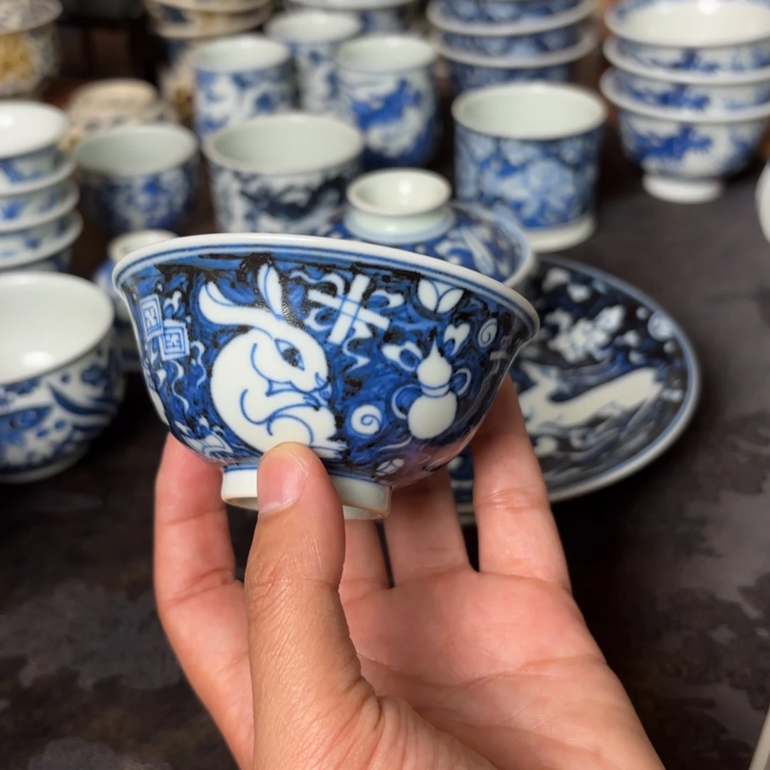 摆件景德镇手绘茶器