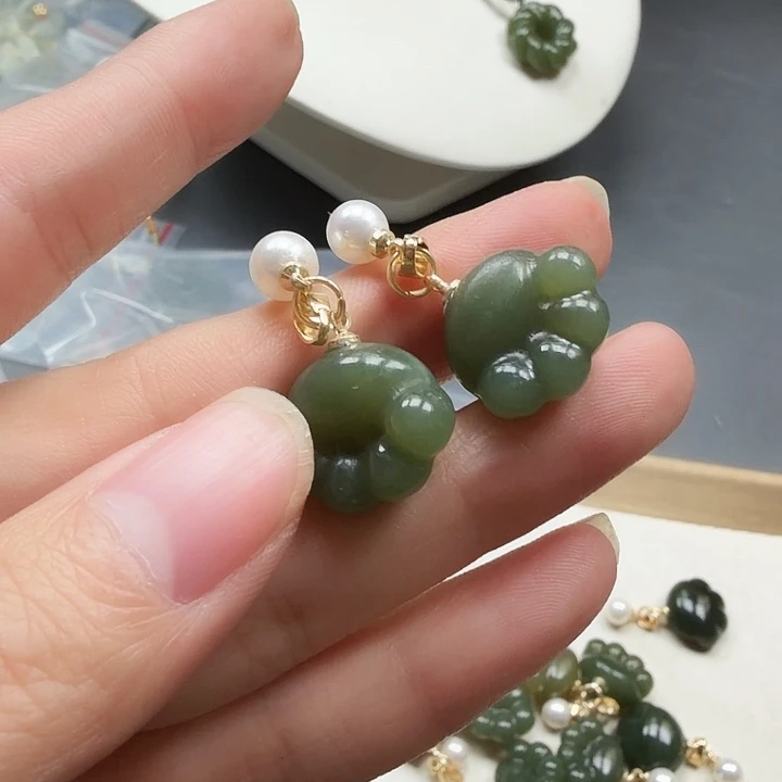 和田玉未镶嵌颈饰003