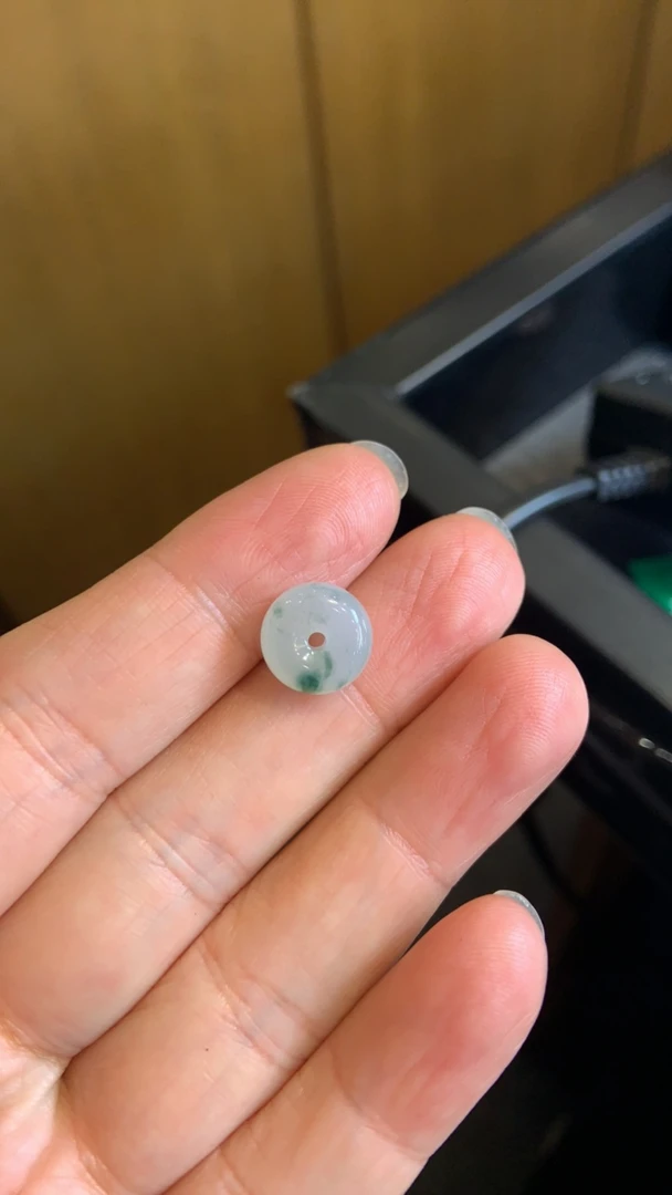 翡翠平安扣飘花(多样性发1)