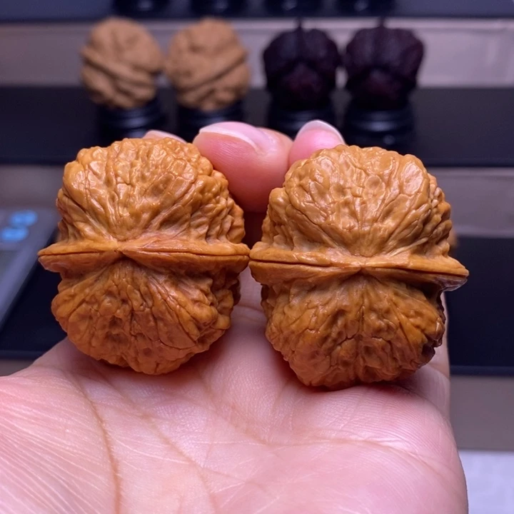 把件文玩核桃鬼脸铁蝴蝶41