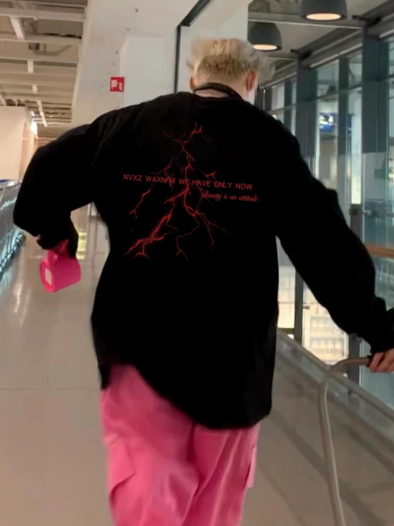 秋冬季重磅纯棉高街潮牌T恤百搭休闲长袖男生圆领美式打底衫宽松