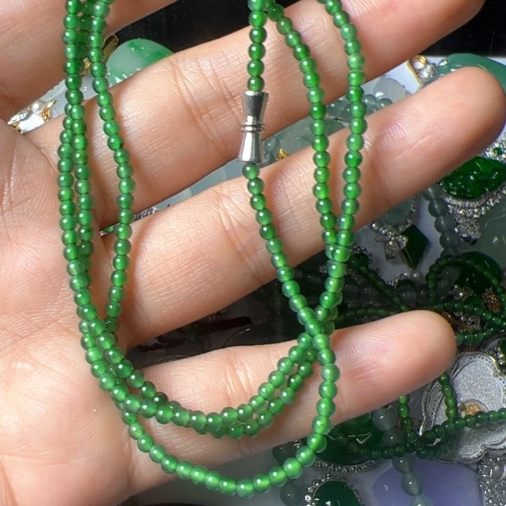 翡翠银S925镶嵌吊坠(不含链)