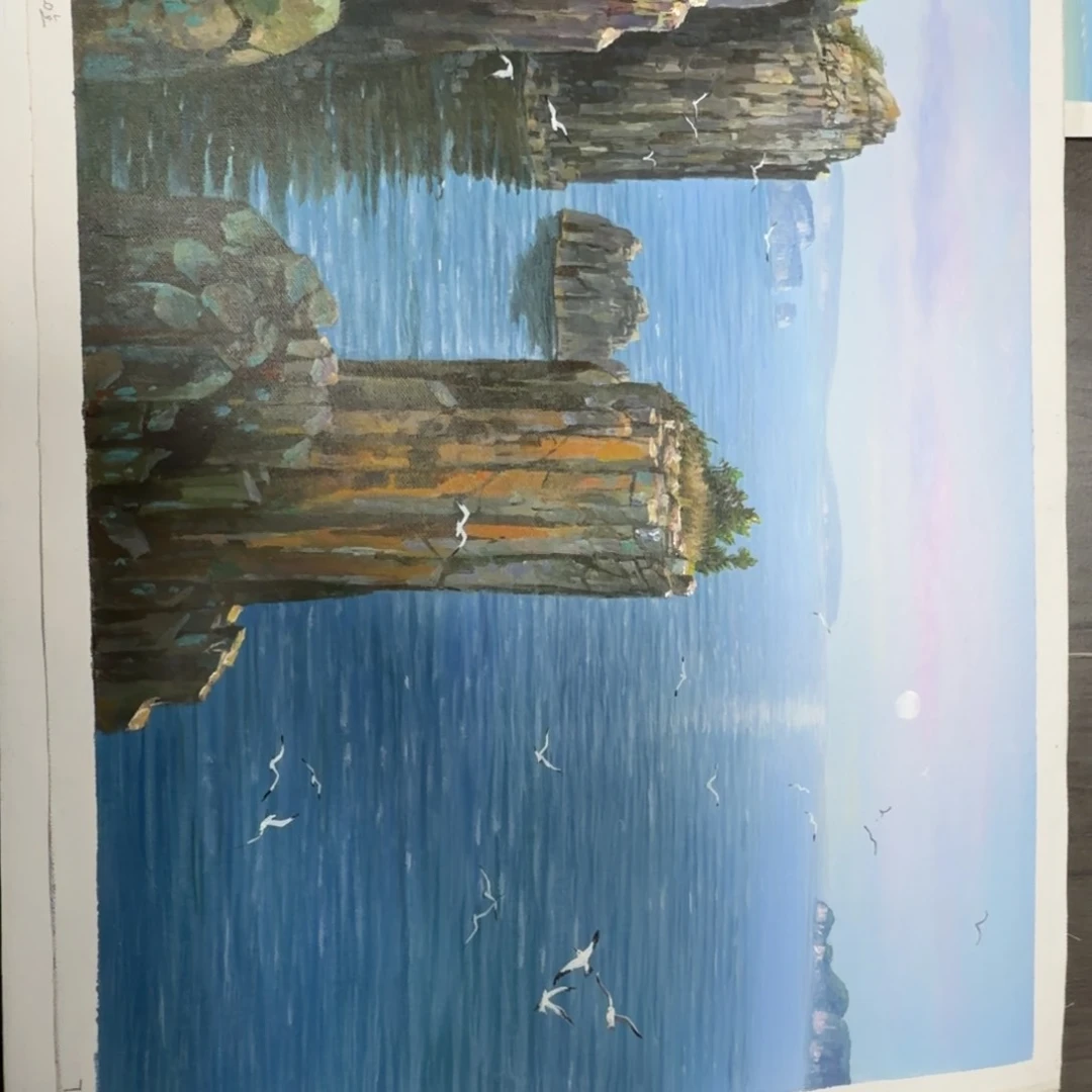 油画加油加油努力加油努力