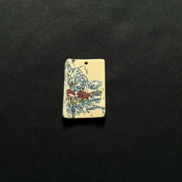 H32919 山水牌 只做天然猛犸牙