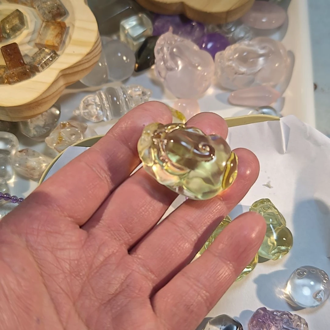 啊***慕水晶颈饰未镶嵌shuijing