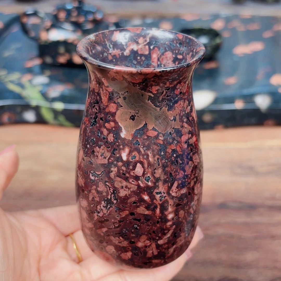 康能美玉瓷安山玉分酒器