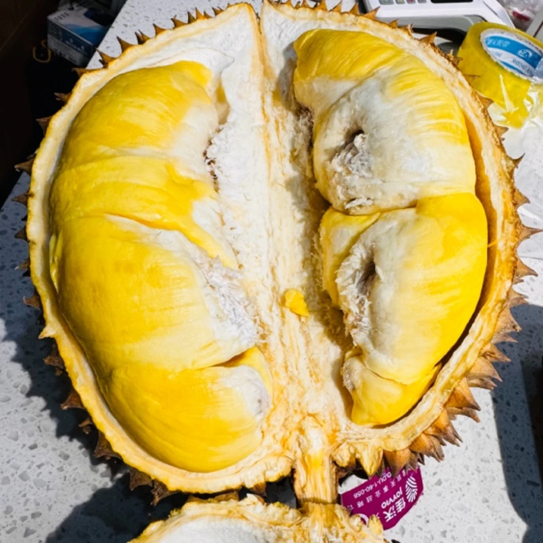 金枕鲜榴莲整果一个（一果一重量）核小，金枕泰国