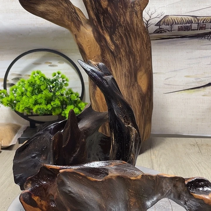 【***）木直播间木质摆件