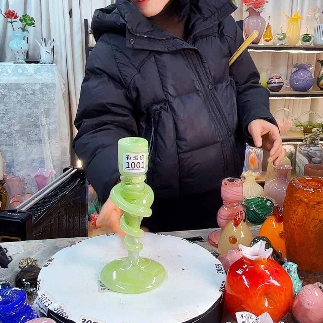 1001 家悦美居琉璃摆件瑕疵