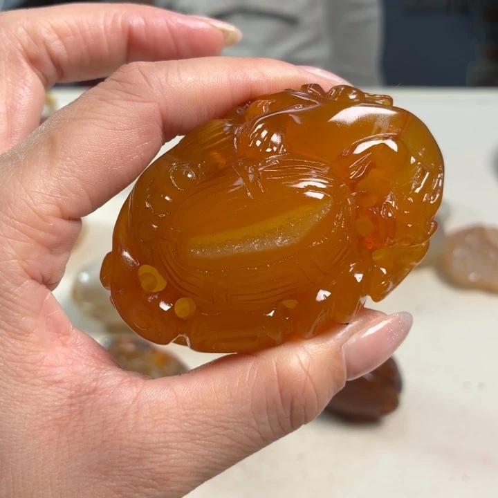 玛瑙/玉髓未镶嵌吊坠(不含链)