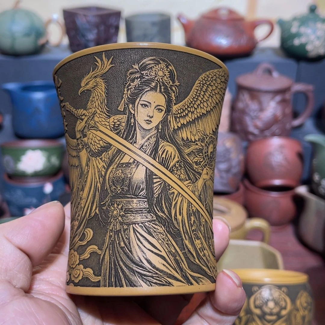 原矿紫砂手工主人杯