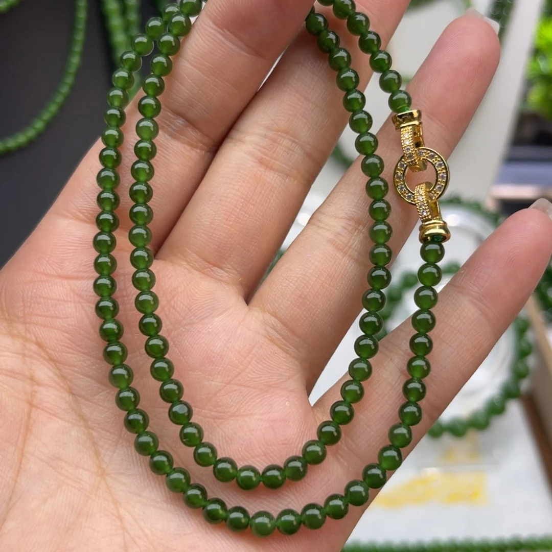 和田玉（碧玉）未镶嵌颈饰卡4