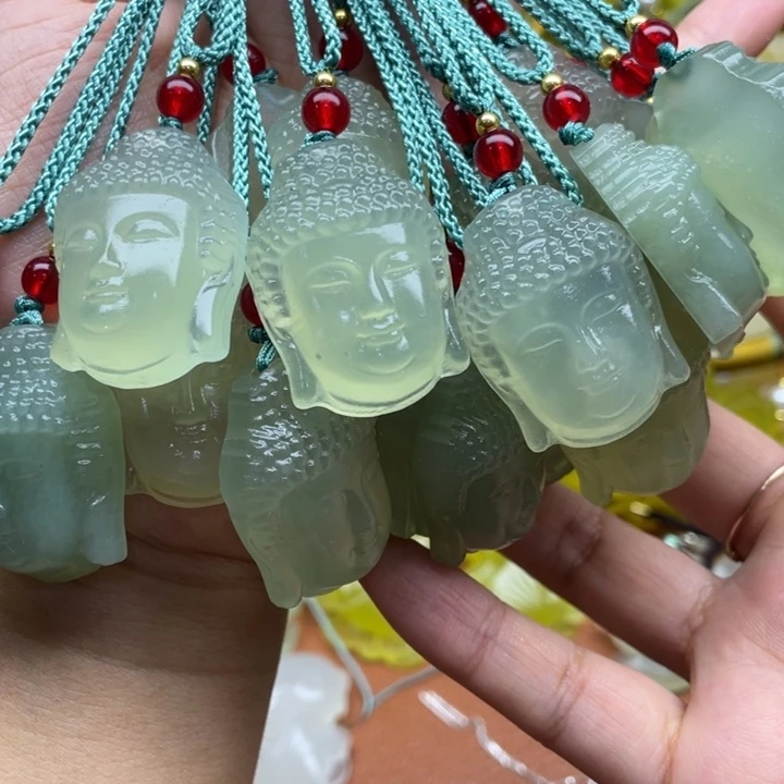 蛇纹石玉未镶嵌吊坠