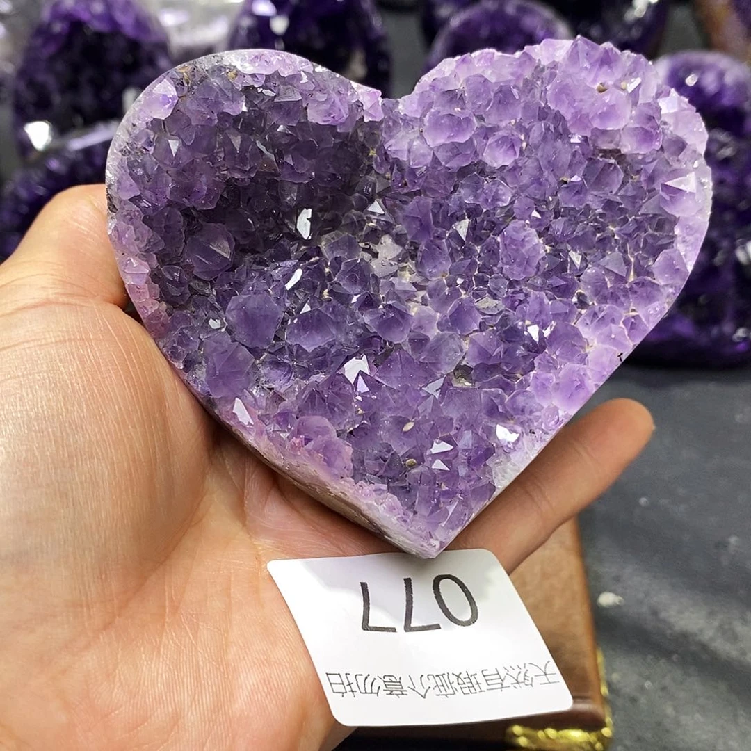 紫晶珠宝半成品未镶嵌