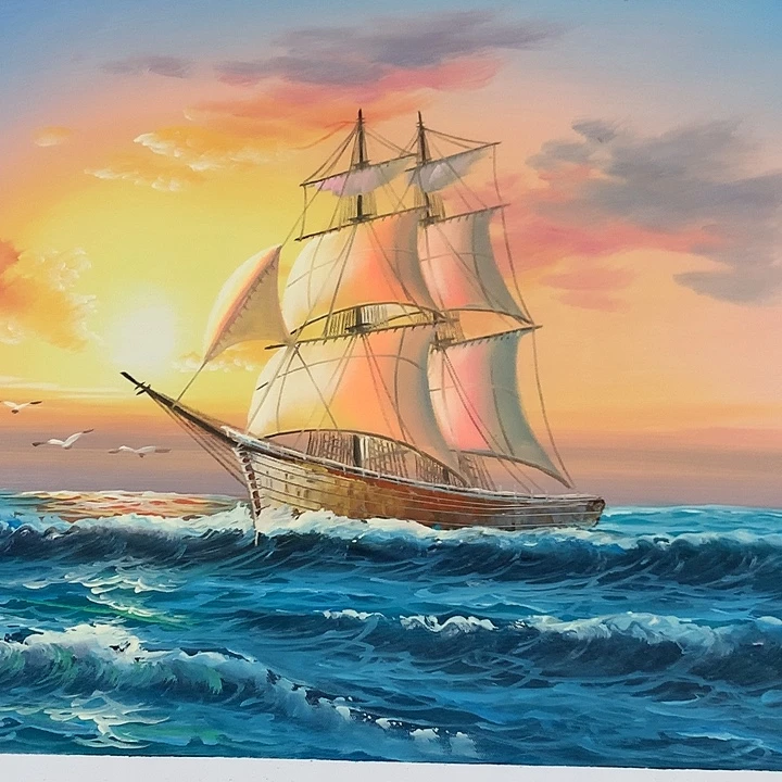 油画50*60手绘油画