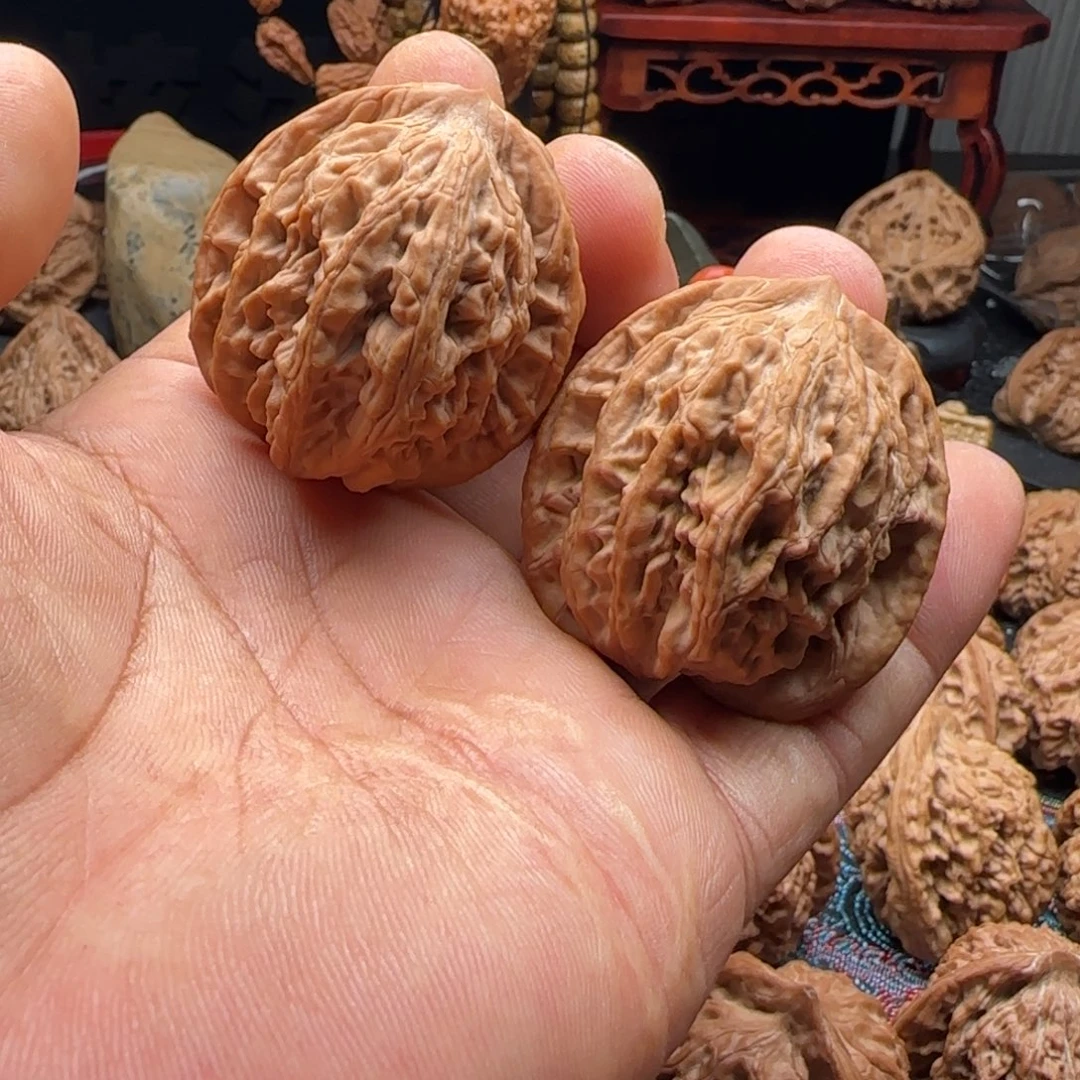 把件文玩核桃全品麦穗虎头41