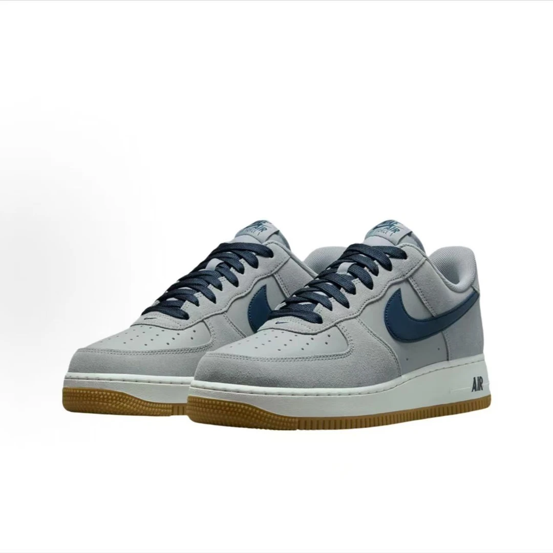 【西安利和体育正品保证】NIKE FORCE深灰蓝勾空军男板鞋IB6388-003