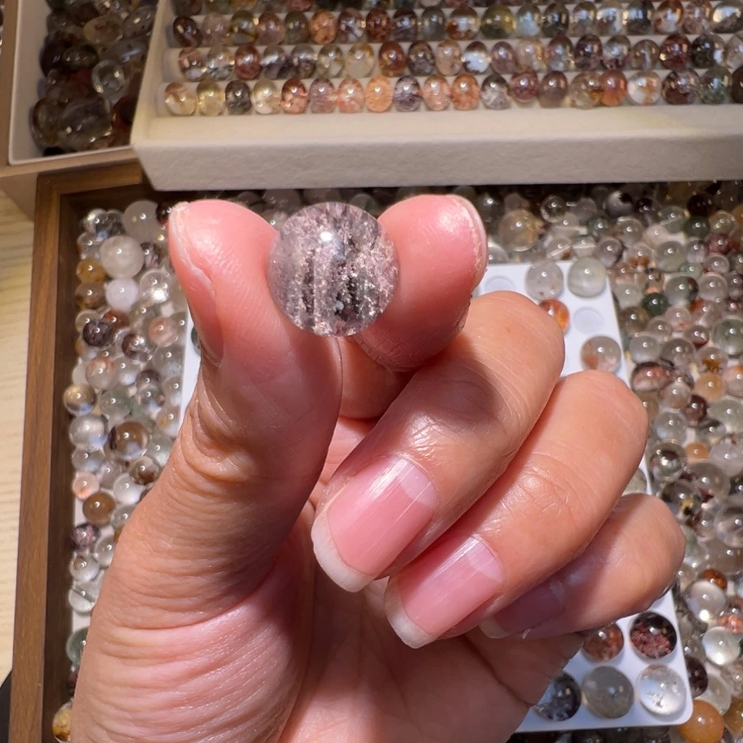 知***-银S925镶嵌手链烟晶