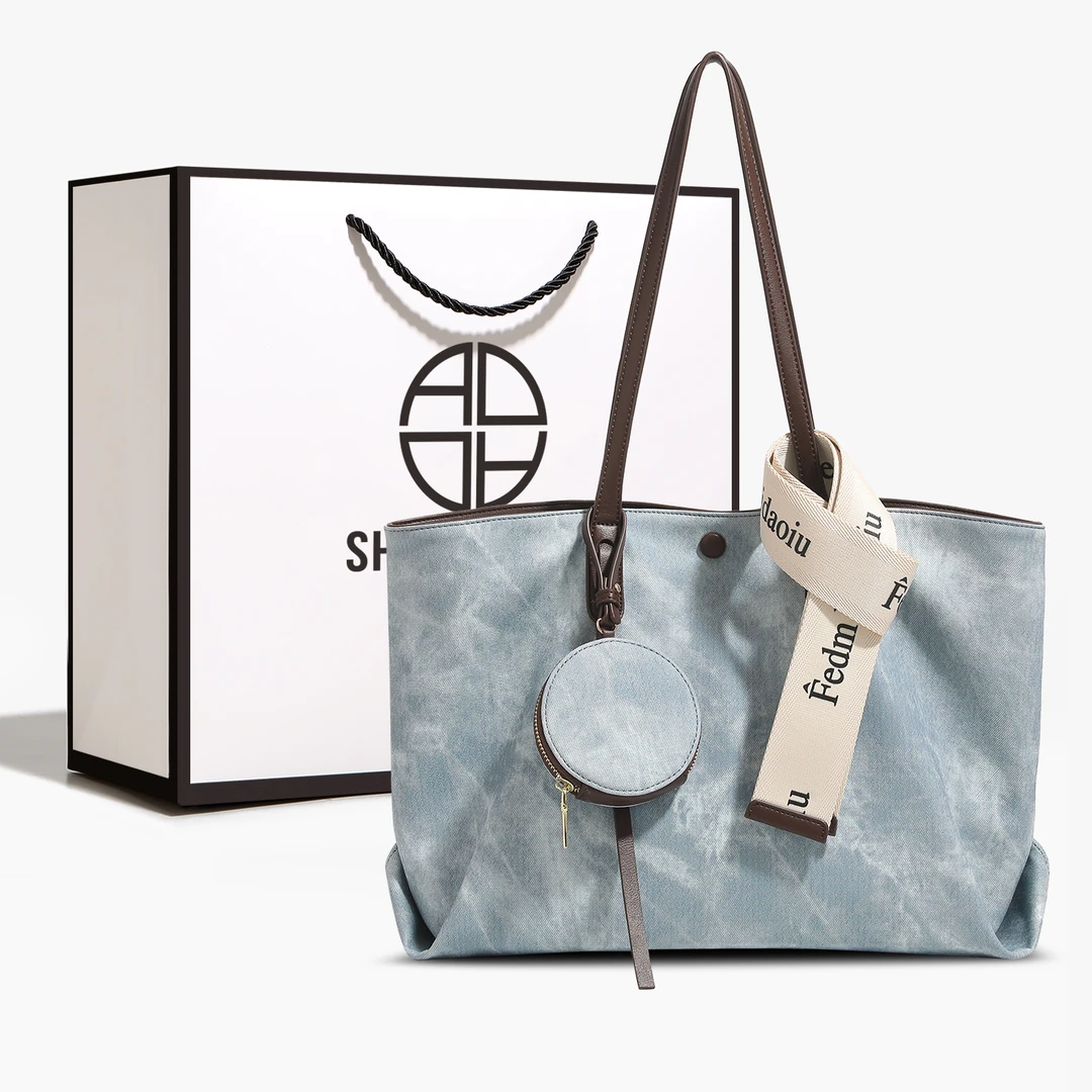 SHENGMILUO/圣米洛小众通勤包包女新款大容量腋下大包百搭托特包