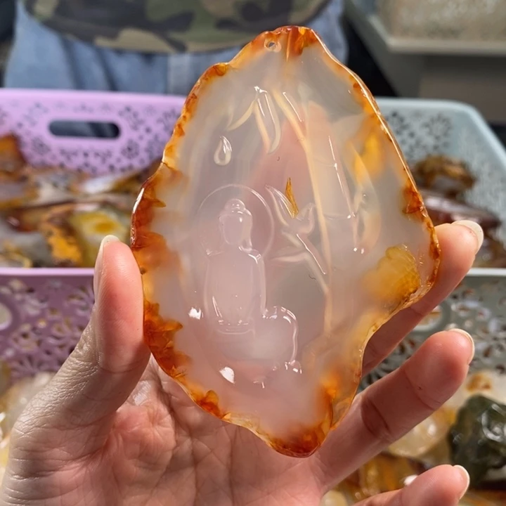 玛瑙/玉髓吊坠(不含链)未镶嵌