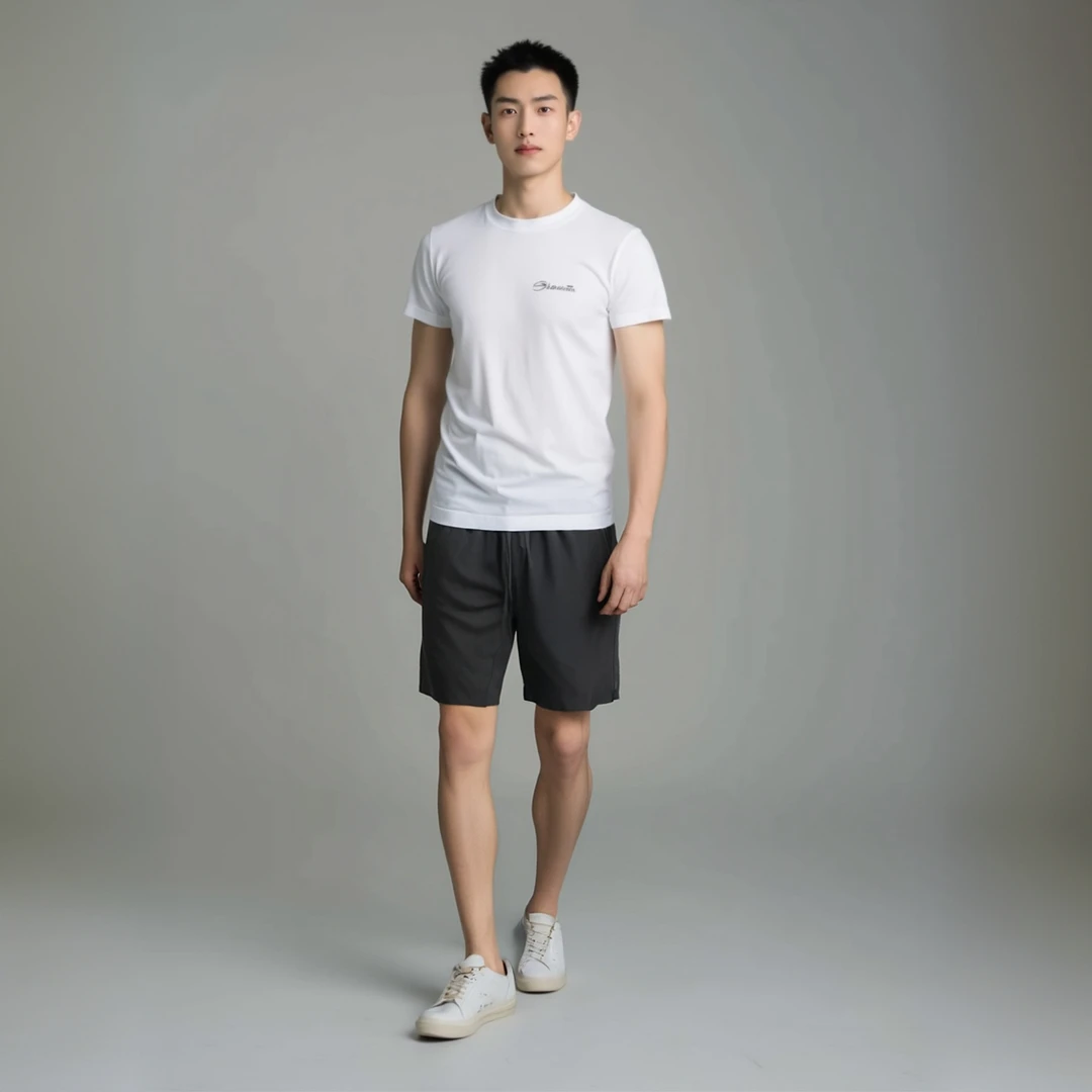 7A223男女同款速干短裤夏季薄款休闲运动拍一发二