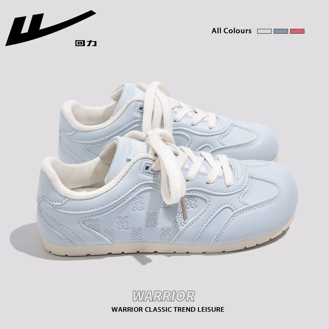 回力女鞋德训鞋女款2025新款春季软底舒适泡芙鞋小众休闲板鞋女款