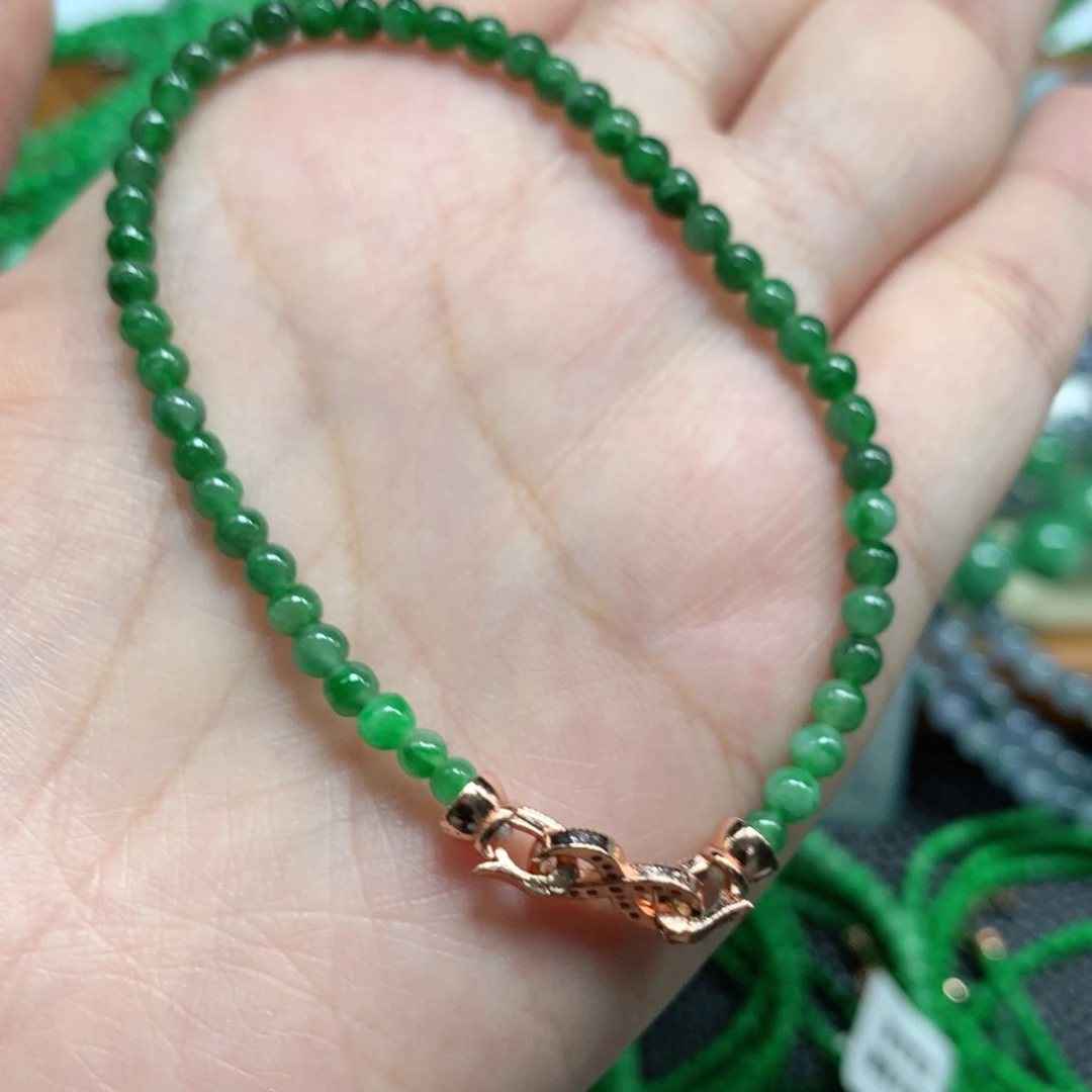 未镶嵌手链翡翠翡翠