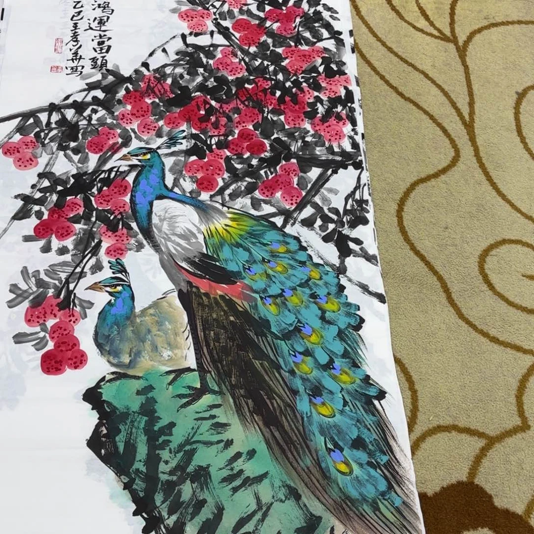 国画国画作品王孝华老师作品刘