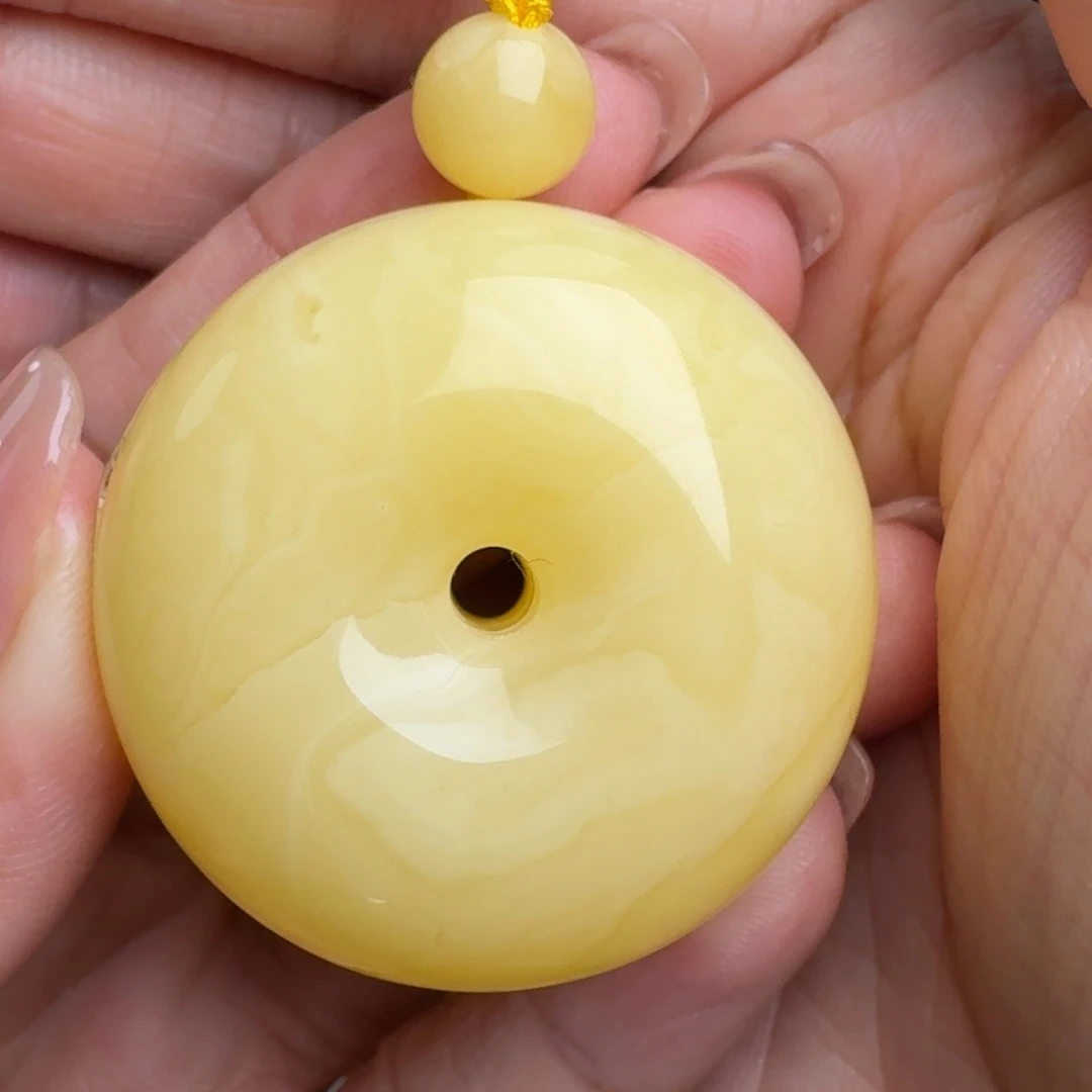 蜜蜡未镶嵌毛衣链无优化无烤色无补胶无覆膜无辐照无煮蜜