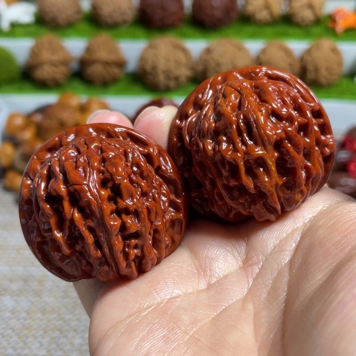 把件文玩核桃41四座楼