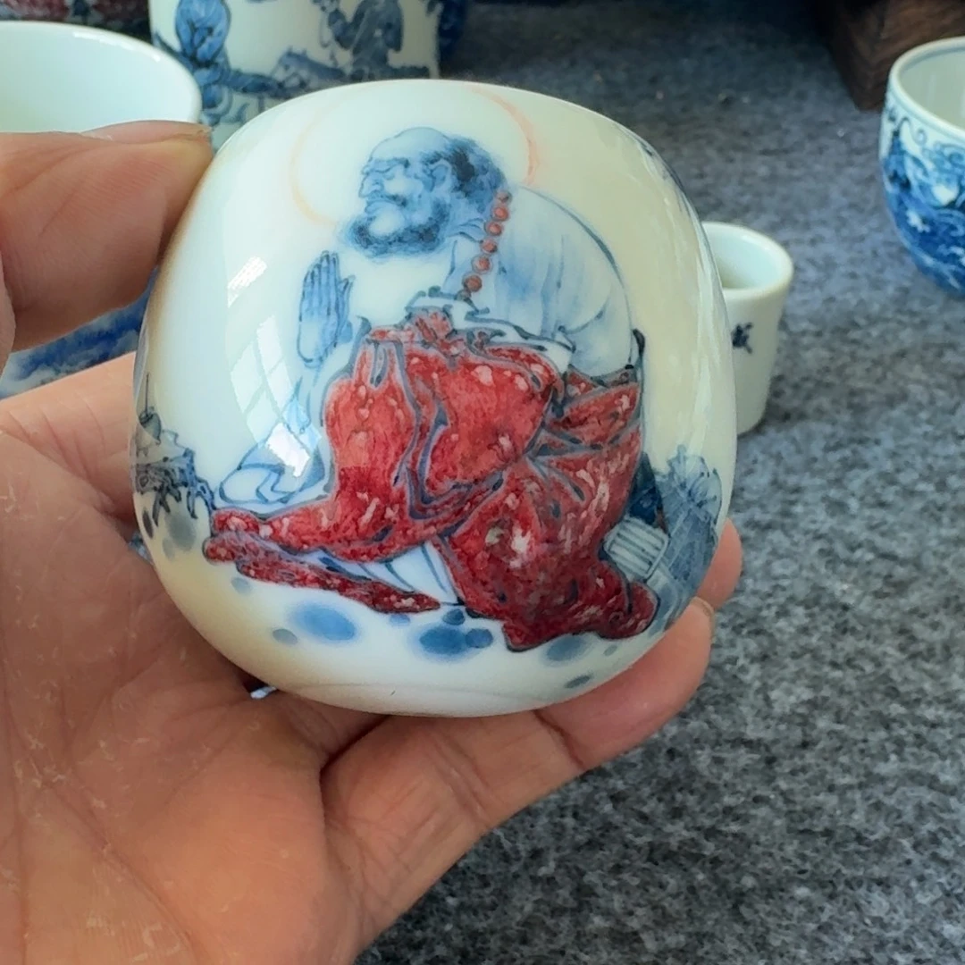 青***客现代景德镇陶瓷手绘茶具