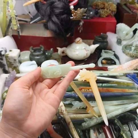 蛇纹石玉合金珠宝半成品