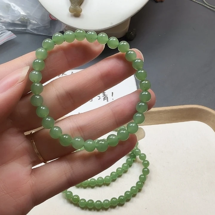 和田玉未镶嵌手链51