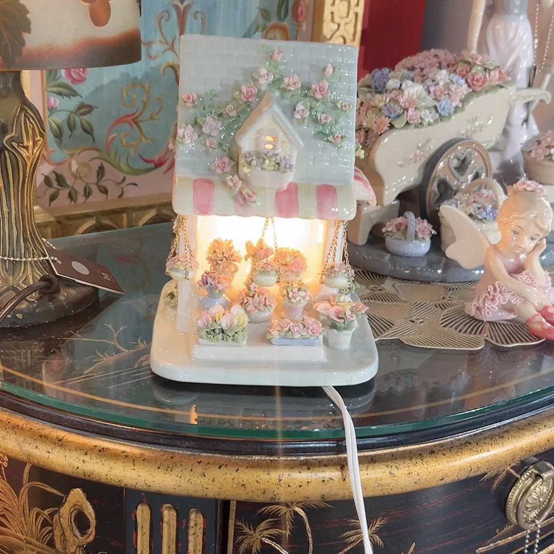 陶瓷0261骨瓷经典花店夜灯