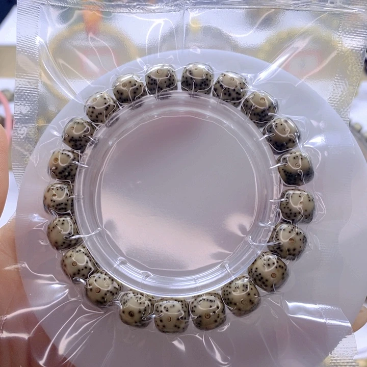 手串星月菩提11青花大眼