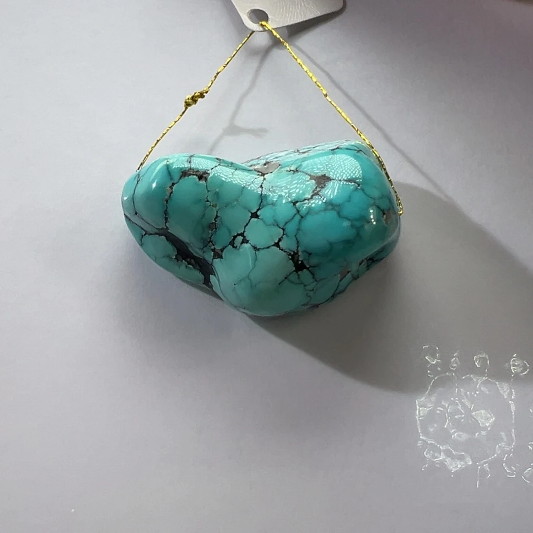 绿松石未镶嵌挂件