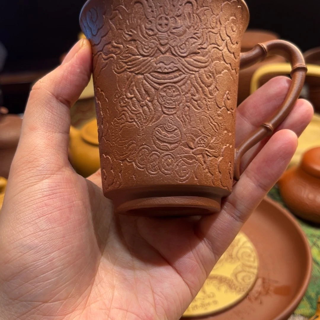 茶杯紫砂降坡泥主人杯150cc