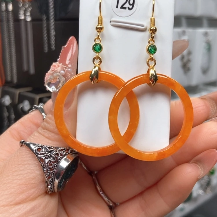 【闪购商品】翡翠耳饰未镶嵌优化