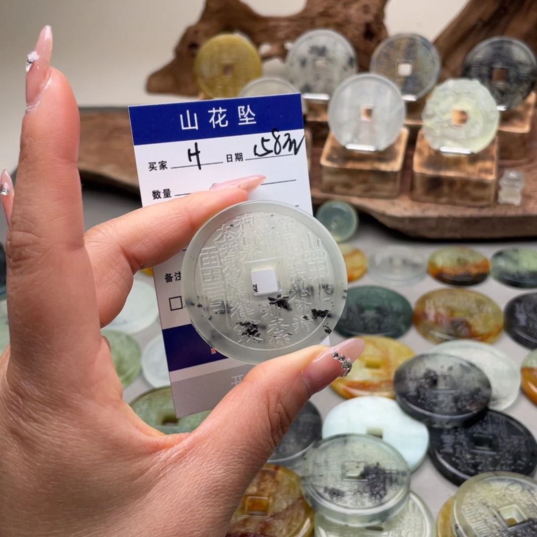 蛇纹石玉颈饰未镶嵌H***生