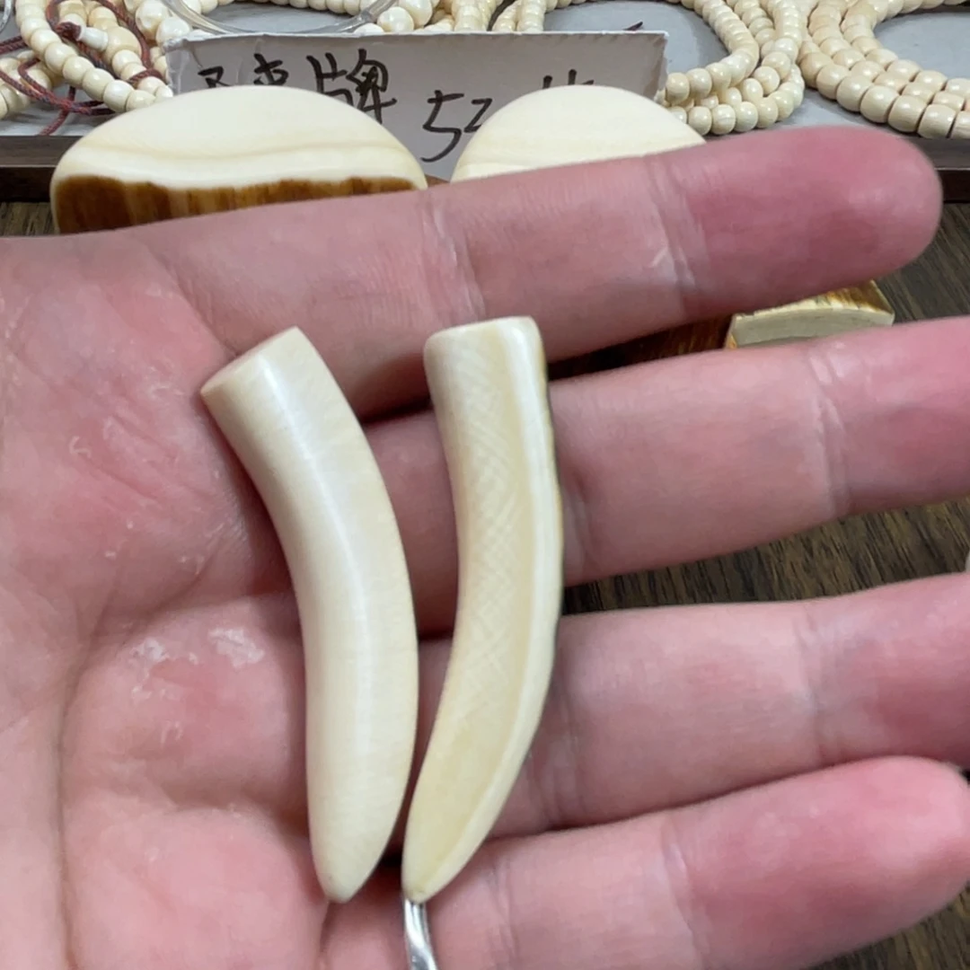 马****吊坠猛犸象牙牙尖