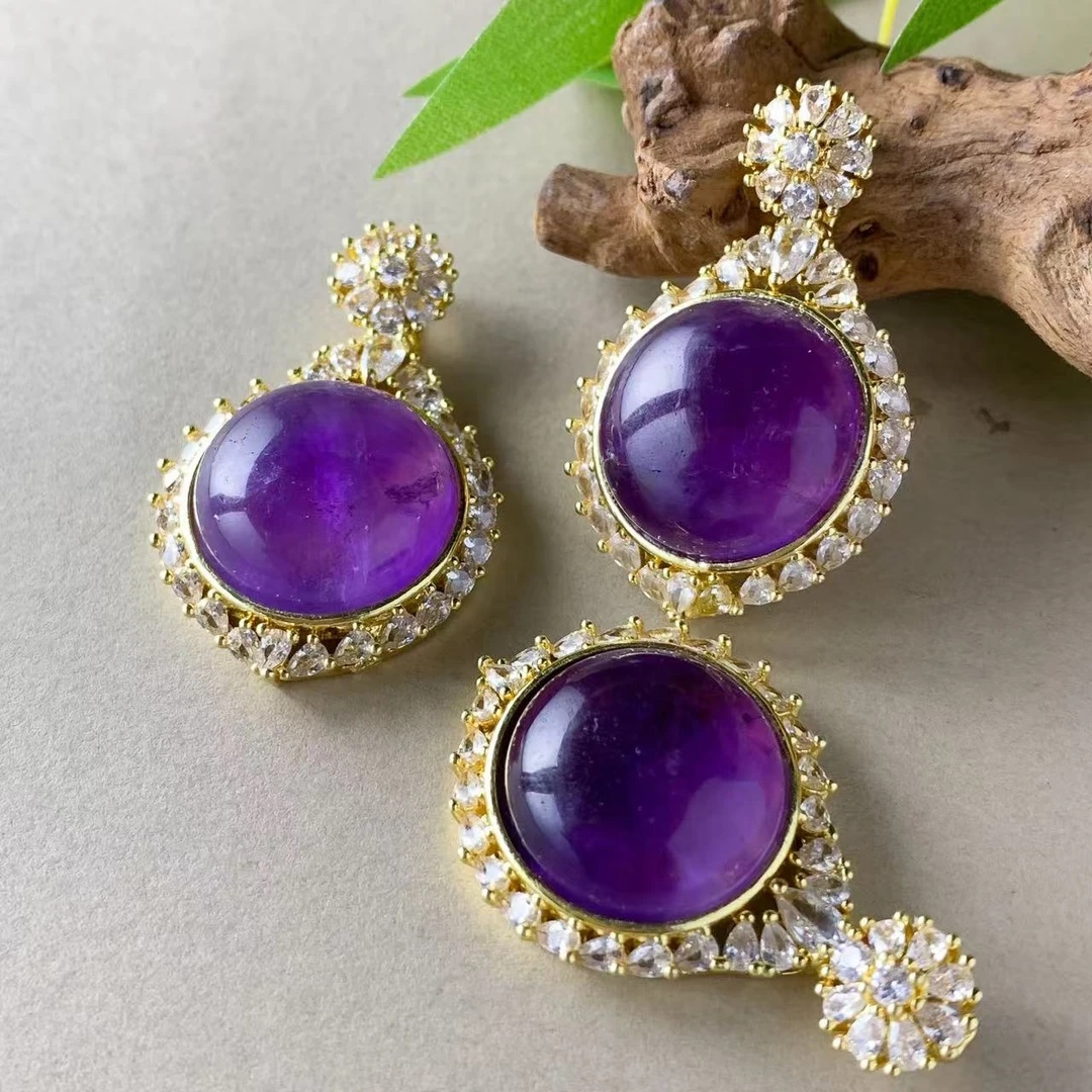 CT3997-舒俱晶紫水晶福贝吊坠-配麻花链-多样性发其一