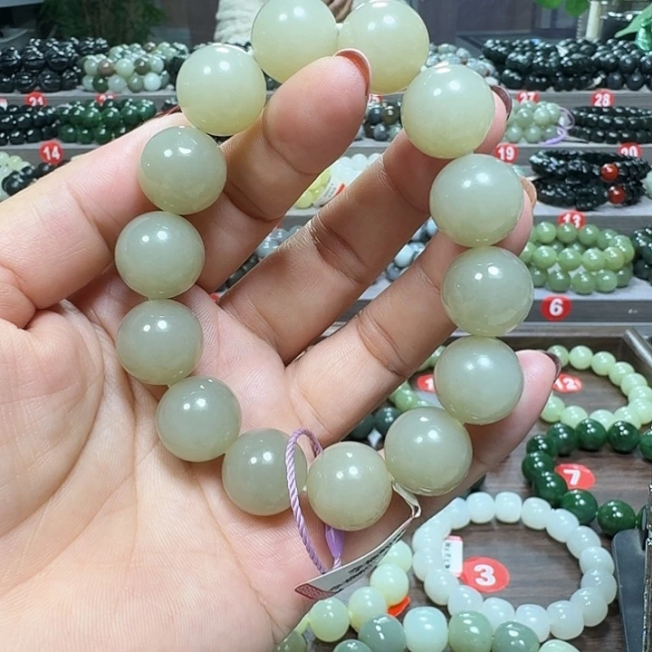 未镶嵌手链和田玉新疆且末糖卡16