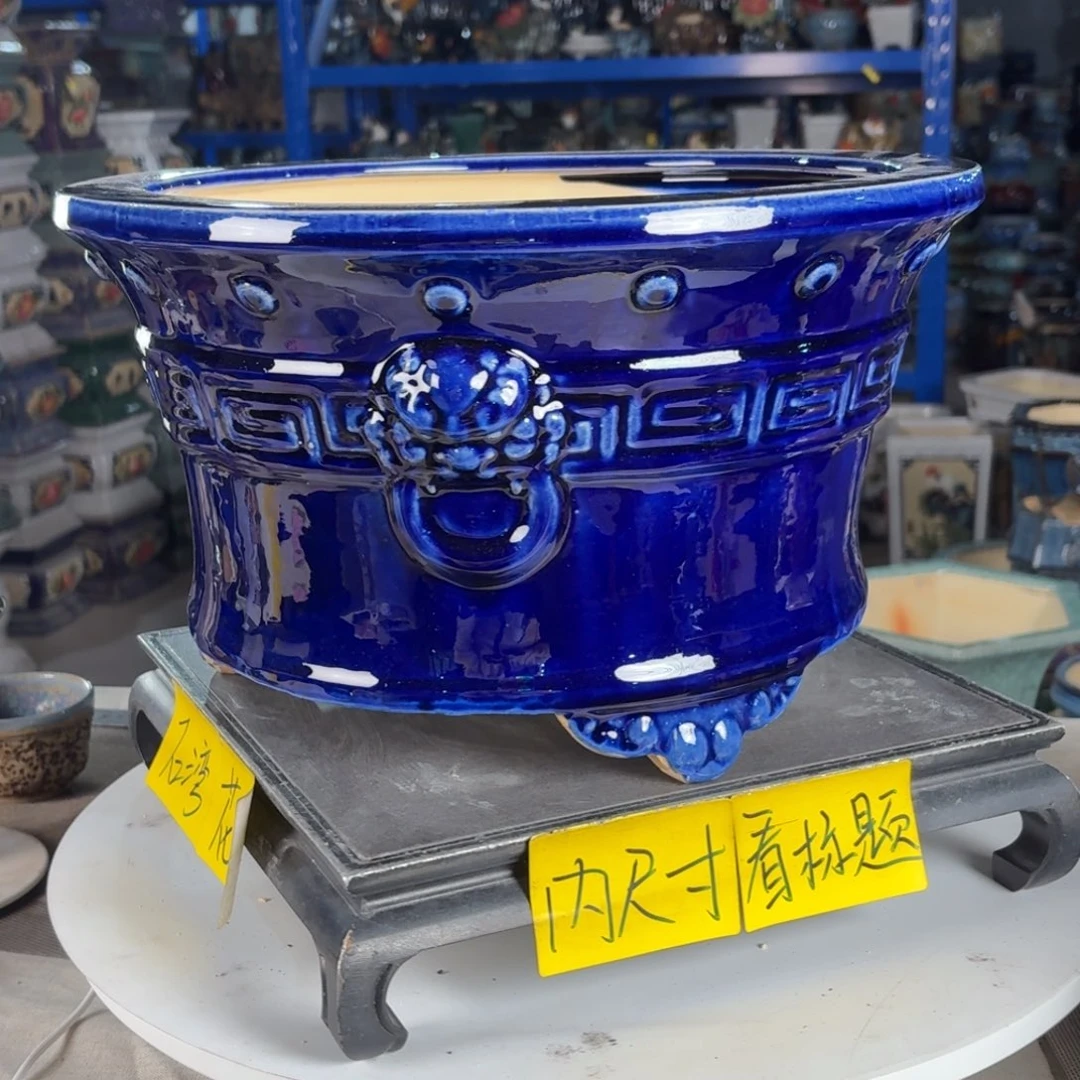 一风堂石湾花盆 内30*17