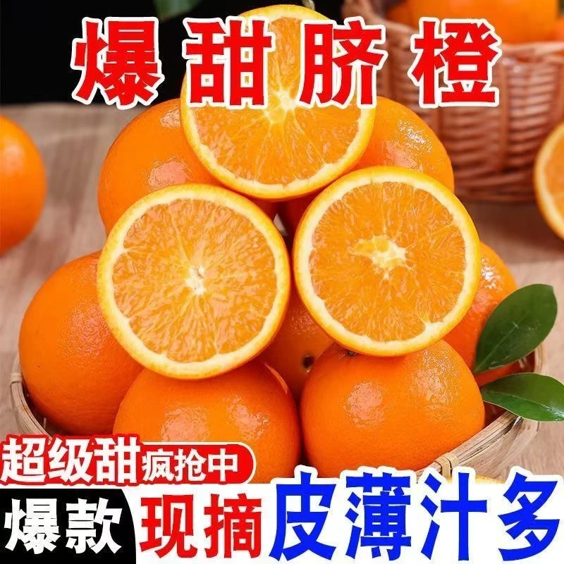 【多仓发货】正宗纽荷尔脐橙新鲜水果皮薄多汁产地直发坏果包赔