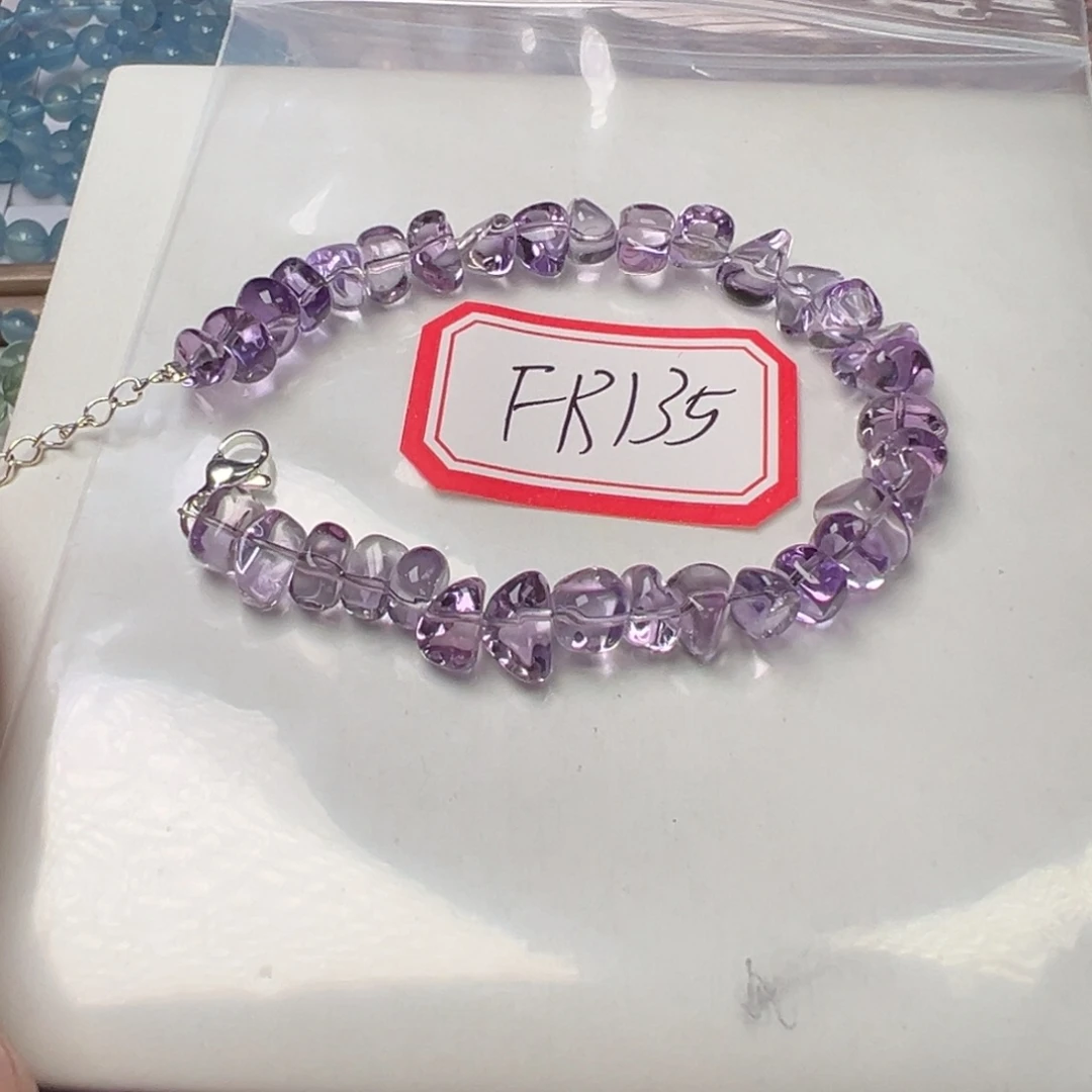 水晶手链未镶嵌M**y紫水晶